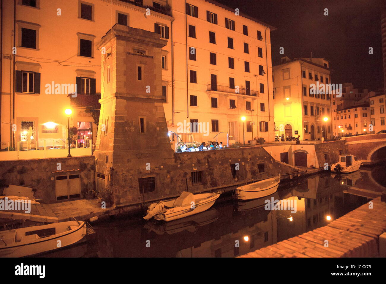 Italien, Toskana, Livorno Stadt Stockfoto