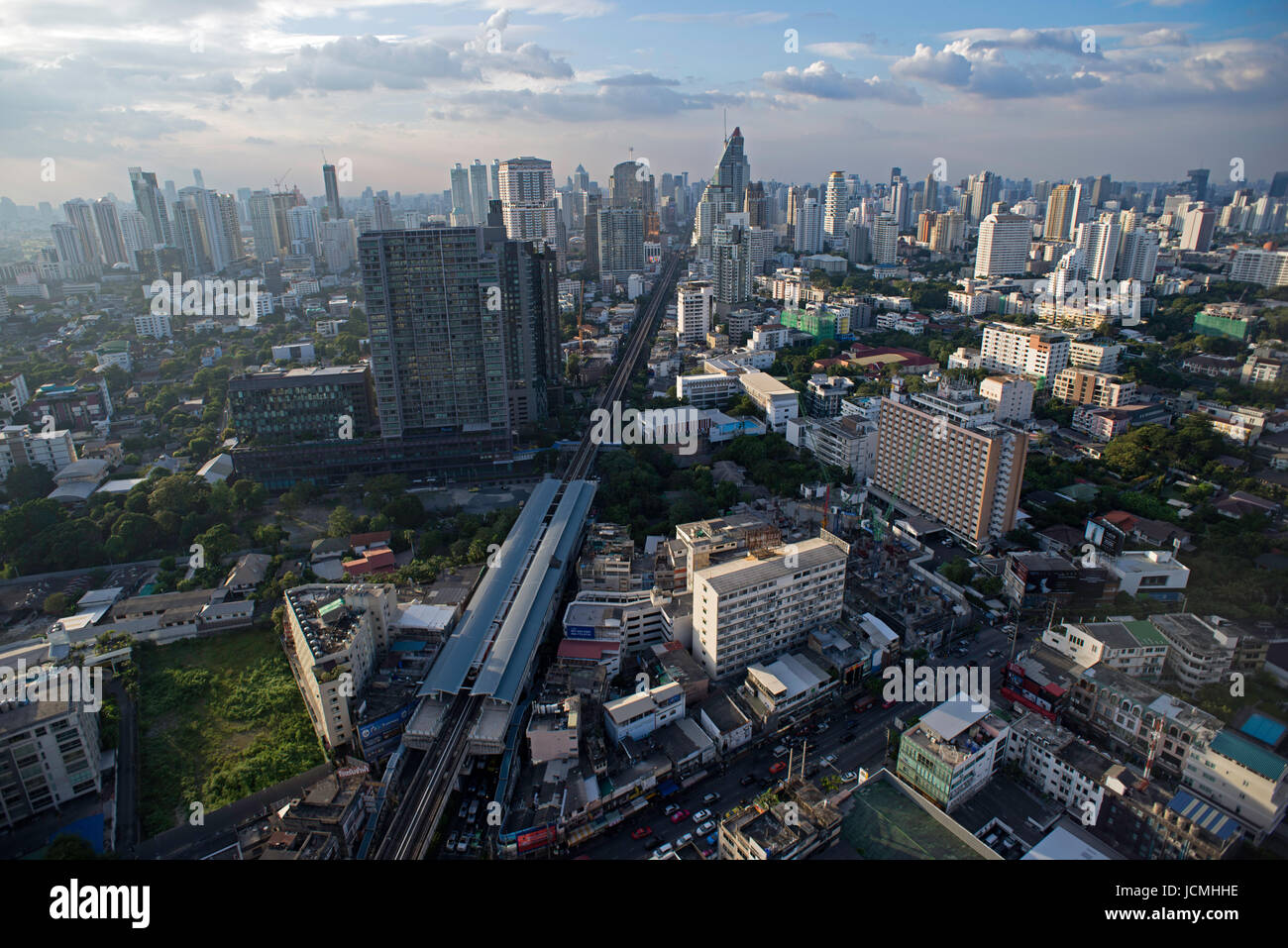 Skyline von Bangkok Stockfoto