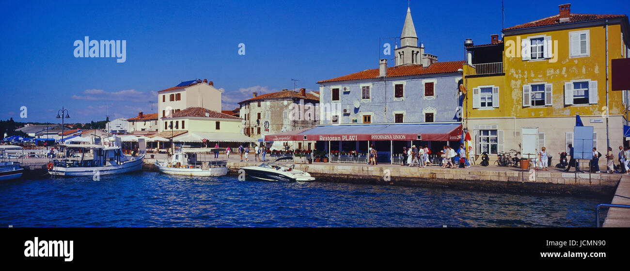 Fažana oder Fasana, westliche Küste von Istrien in Kroatien Stockfoto
