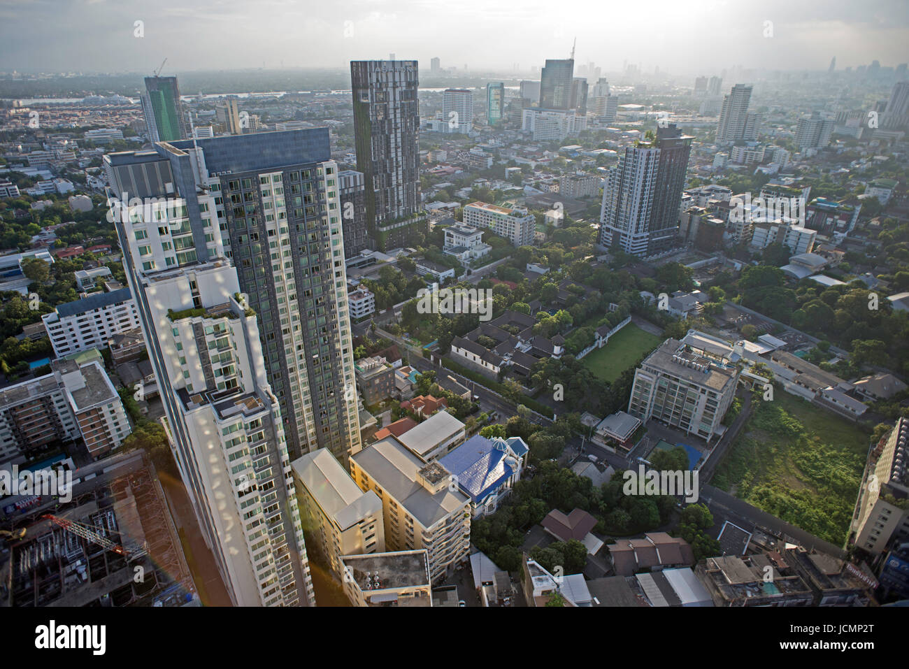 Skyline von Bangkok Stockfoto