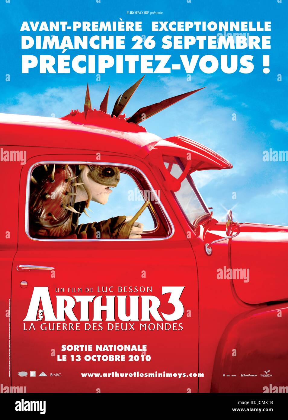 Arthur 3: La guerre des deux mondes Stockfoto