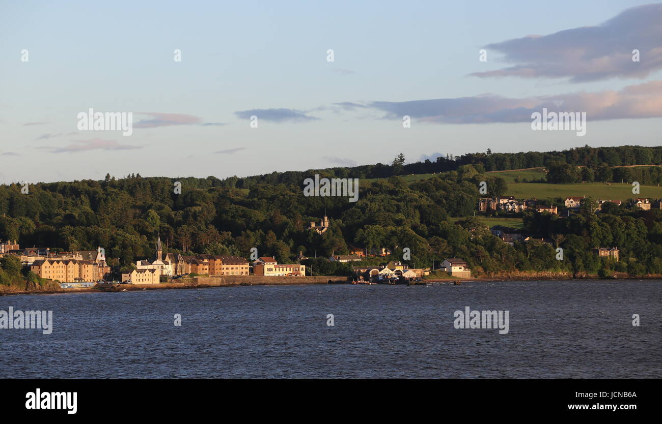 Erhöhten Blick von Newport-auf-Tay Fife Schottland Juni 2017 Stockfoto