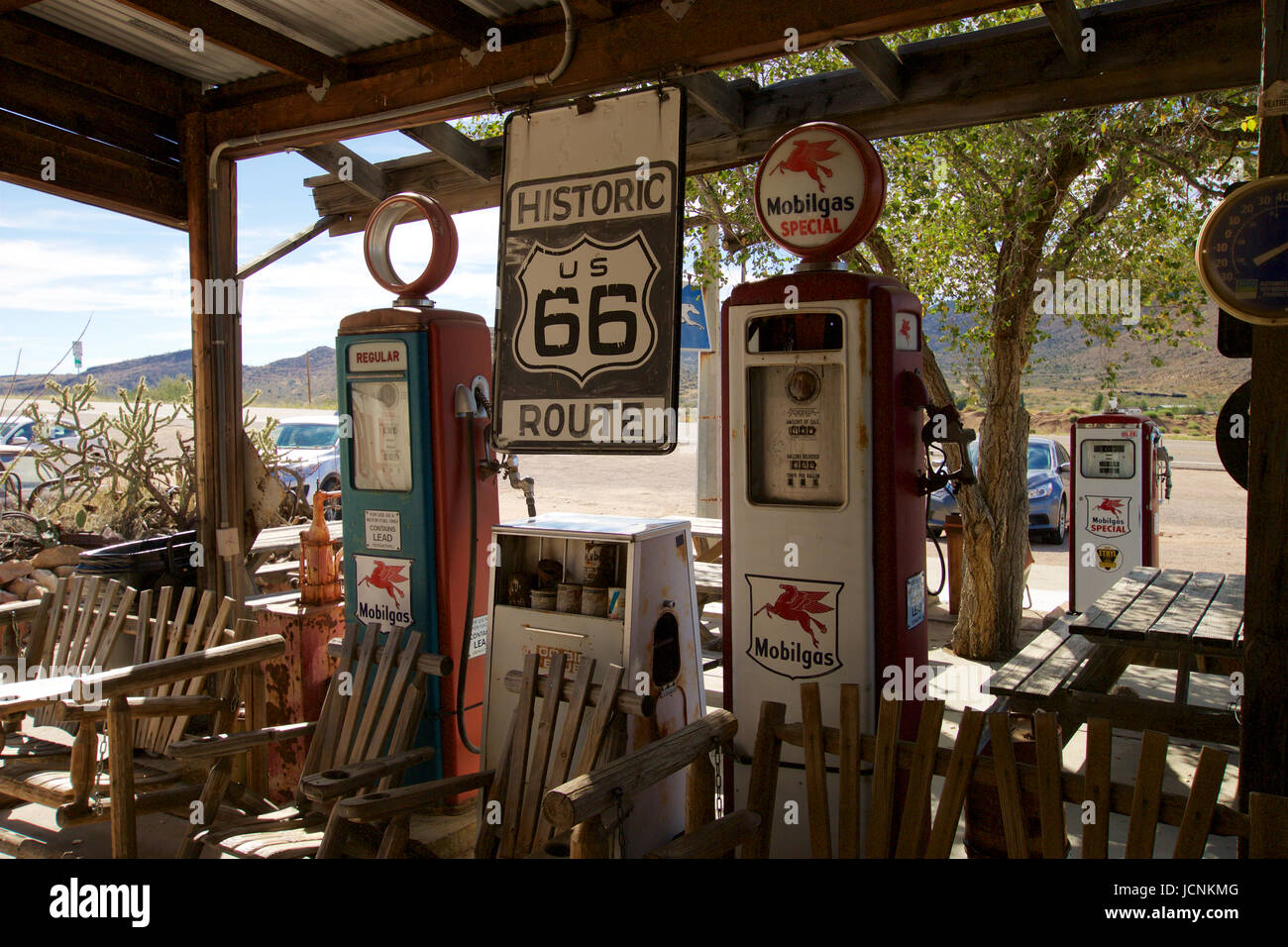 Hackberry Gemischtwarenladen, Arizona entlang der historischen Route 66 Stockfoto