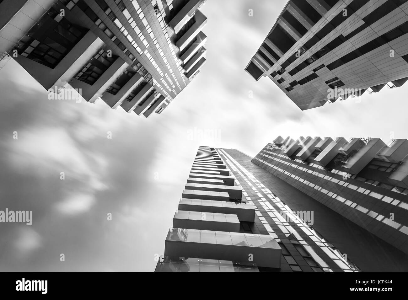 Moderne Gebäude im Stadtteil Porta Nuova in Mailand, Italien. Stockfoto