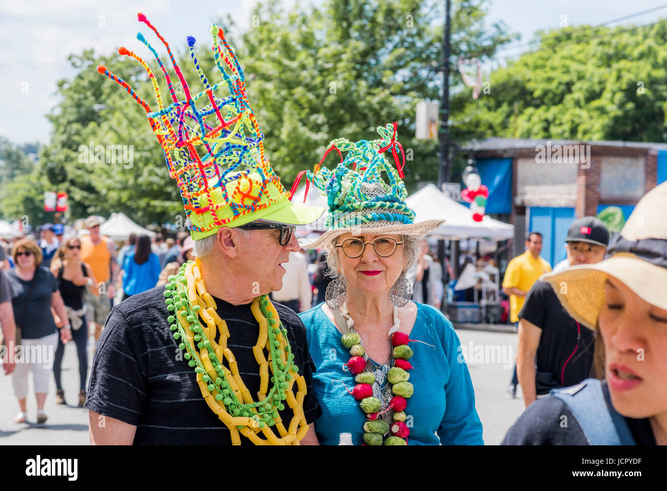 Italientag Festival, Commercial Drive, Vancouver, Britisch-Kolumbien, Kanada. Stockfoto