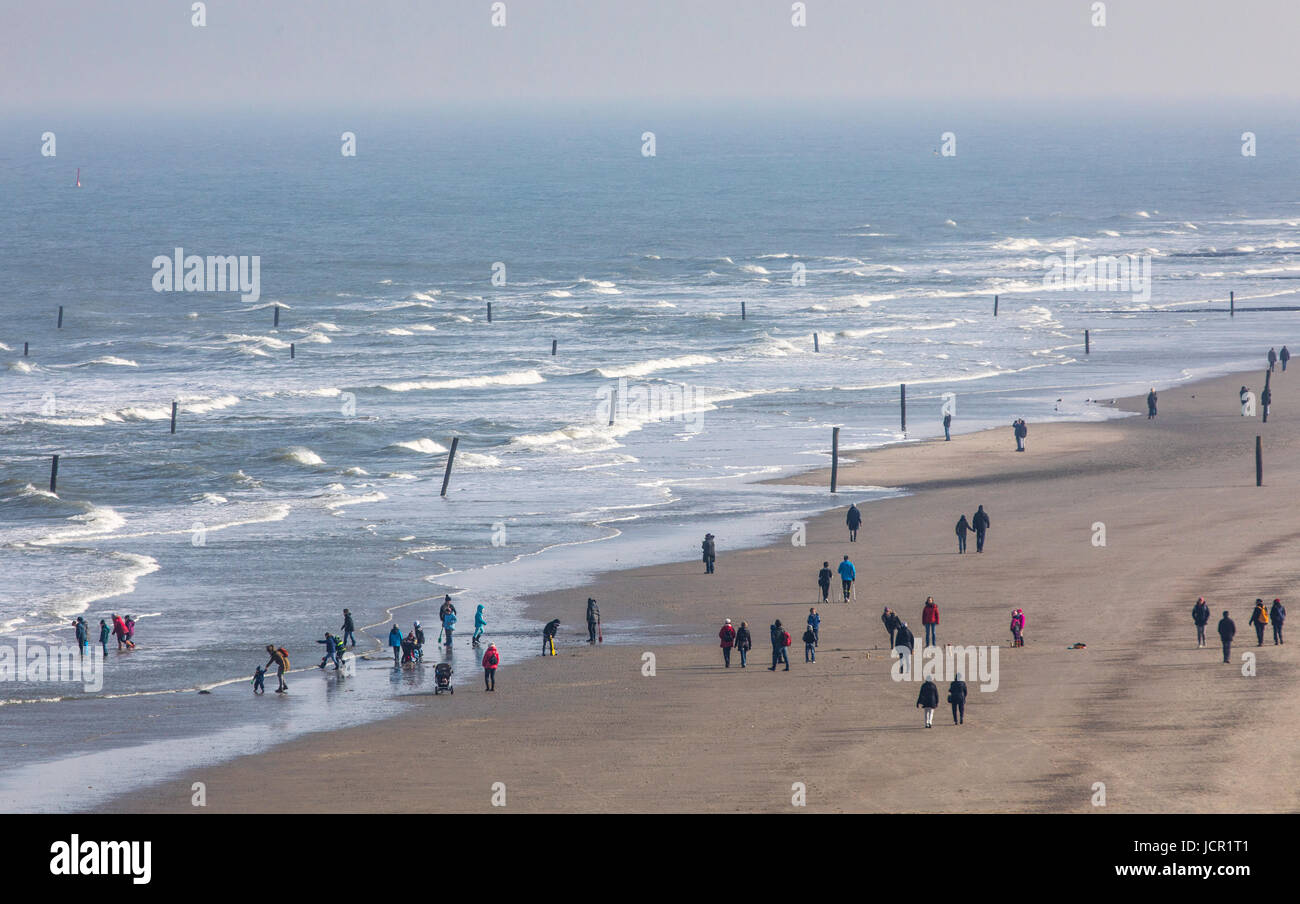 Nordsee-Insel Norderney, Ostfriesland, Deutschland, Strand, Stockfoto