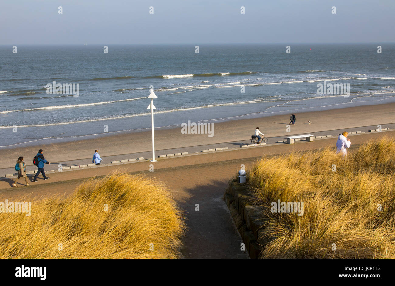 Nordsee-Insel Norderney, Ostfriesland, Deutschland, Strand, Dünen, Stockfoto