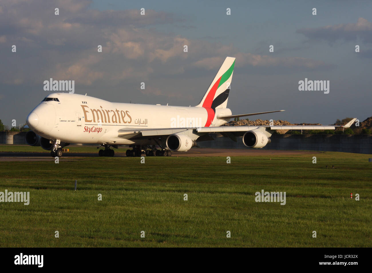 EMIRATES 747 CARGO Stockfoto