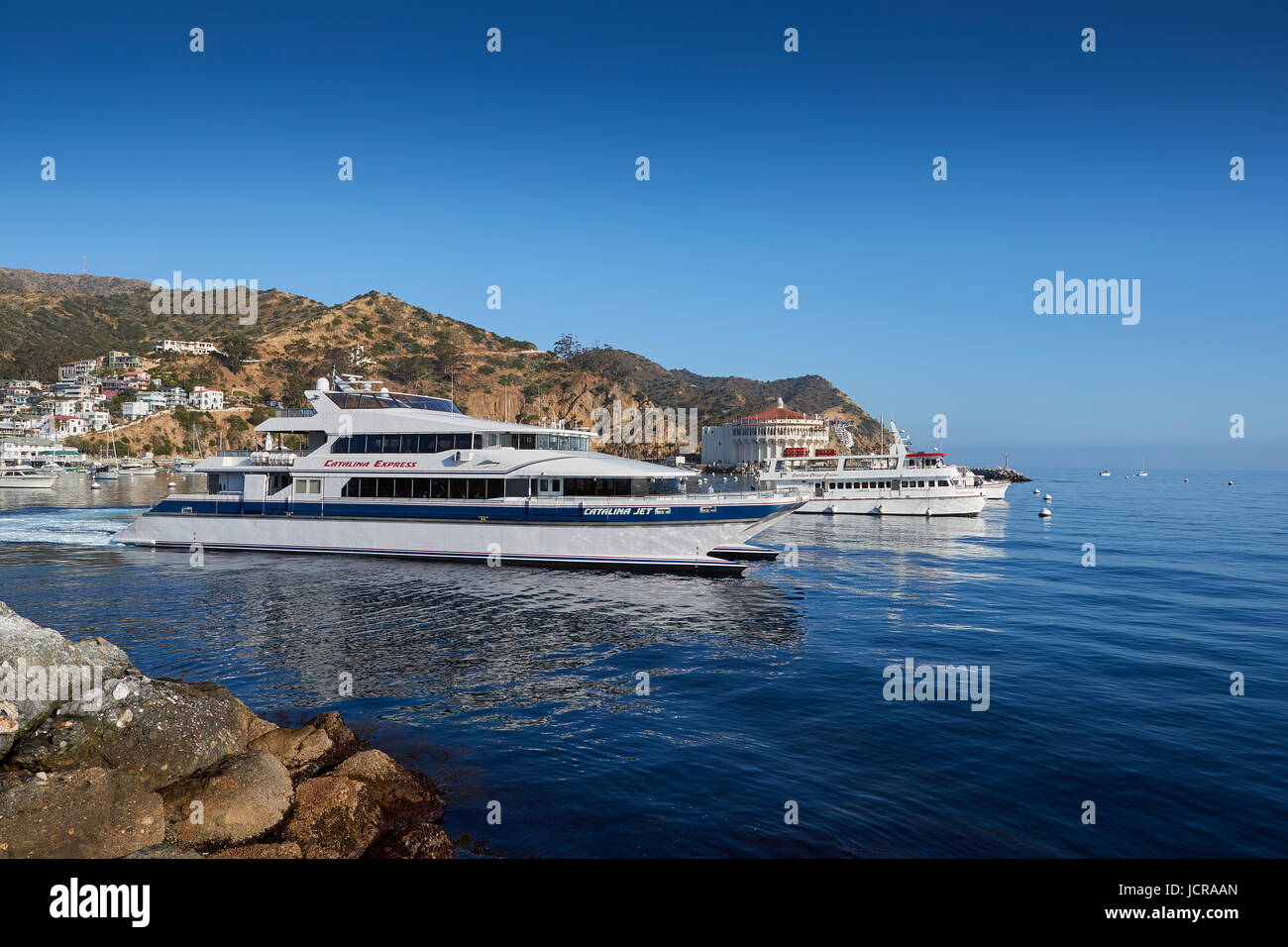 Catalina Express seacat, Catalina Jet, Abfahrt Avalon, Catalina Island