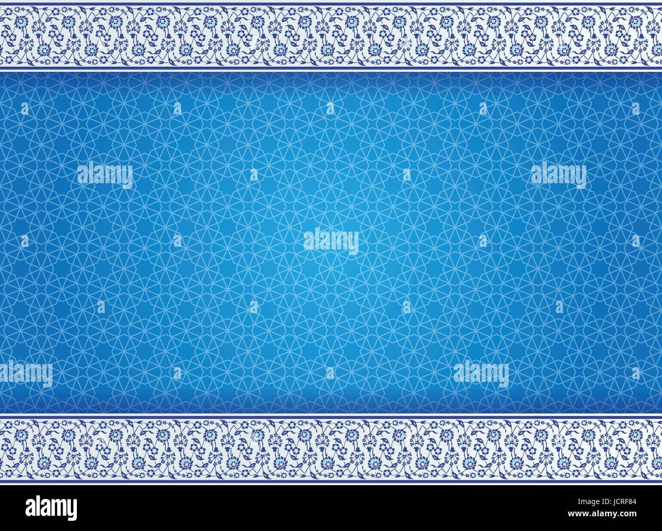 Abstrakte islamische traditionelle Hintergrundmuster, Gruß Gard Design-Vorlage - Vektor-Illustration Stock Vektor