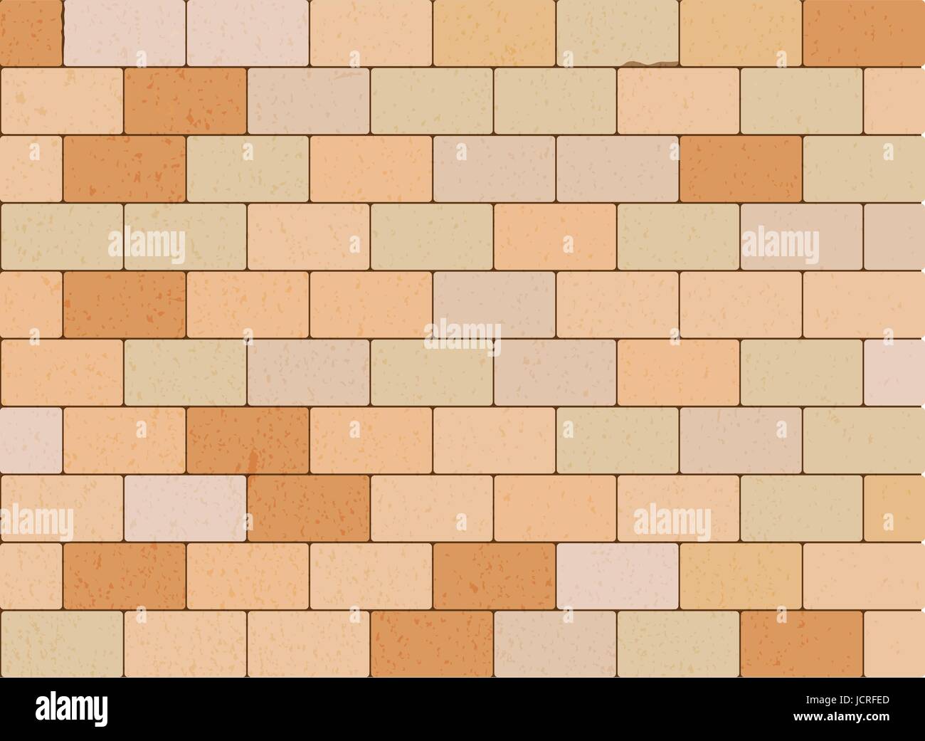 Steinblock Wand Textur Hintergrund - Vektor-Illustration Stock Vektor