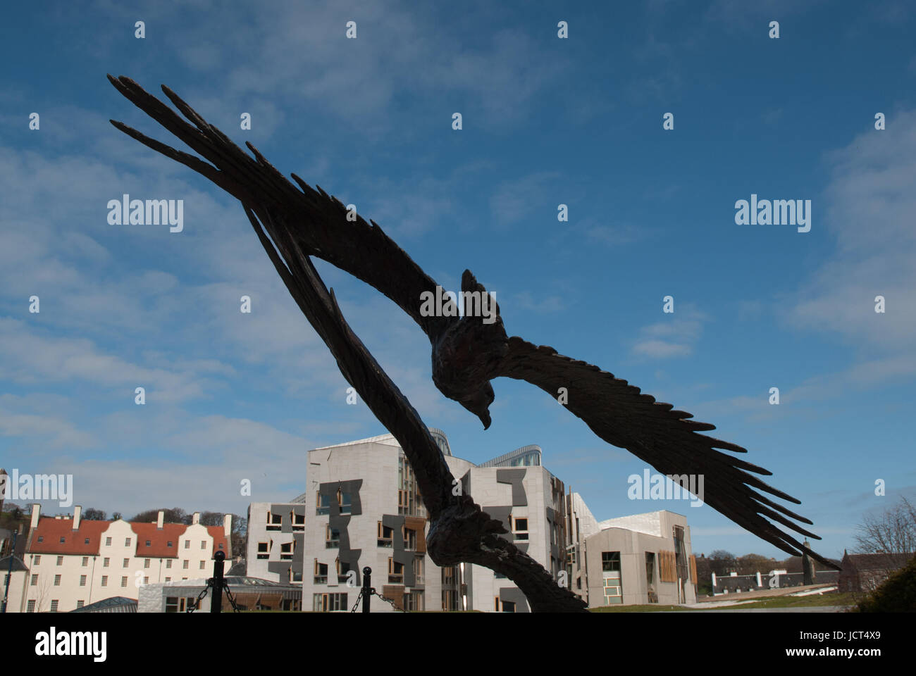 Schottisches Parlament Holyrood Stockfoto