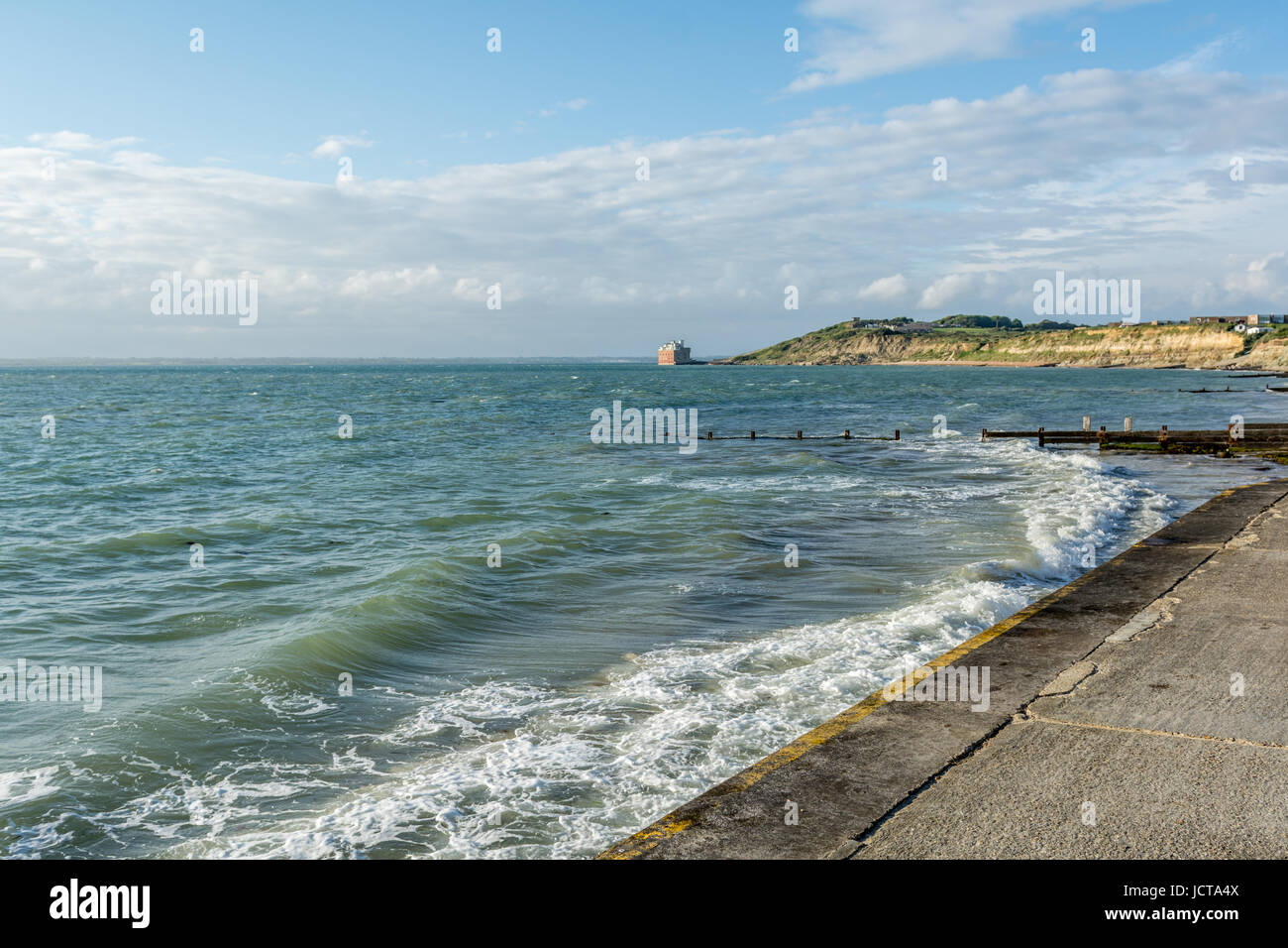 Colwell Bay Isle Of Wight Stockfoto