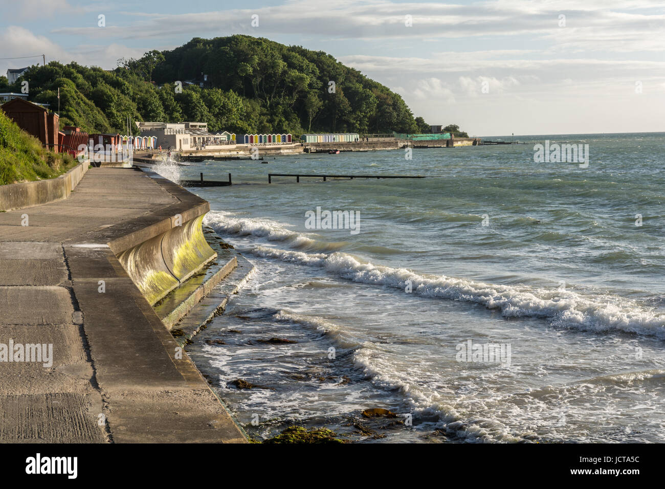 Colwell Bay Isle Of Wight Stockfoto