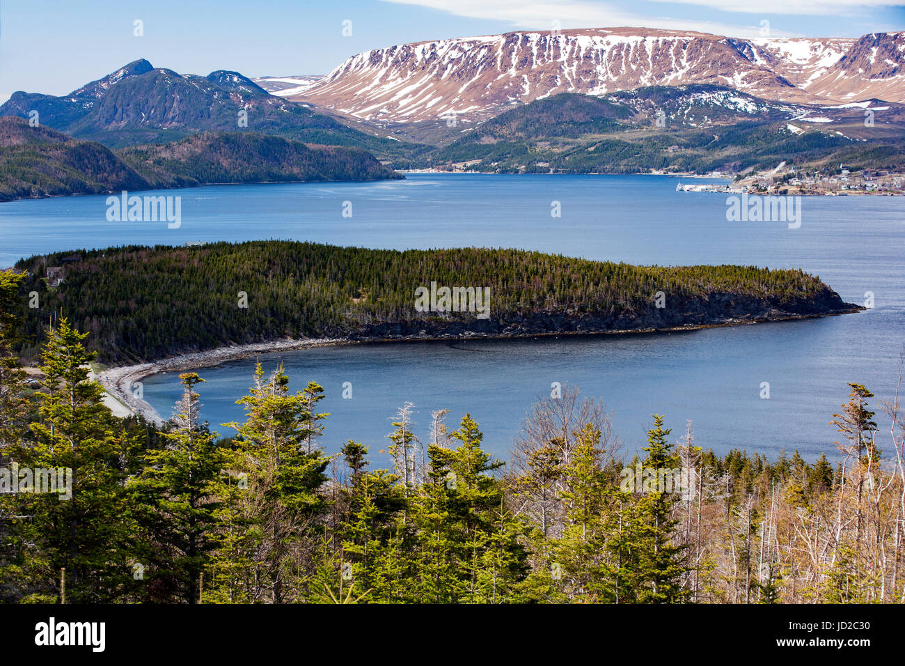 Norris Point Lookout - Gros Morne National Park, Norris Point, Neufundland, Kanada Stockfoto