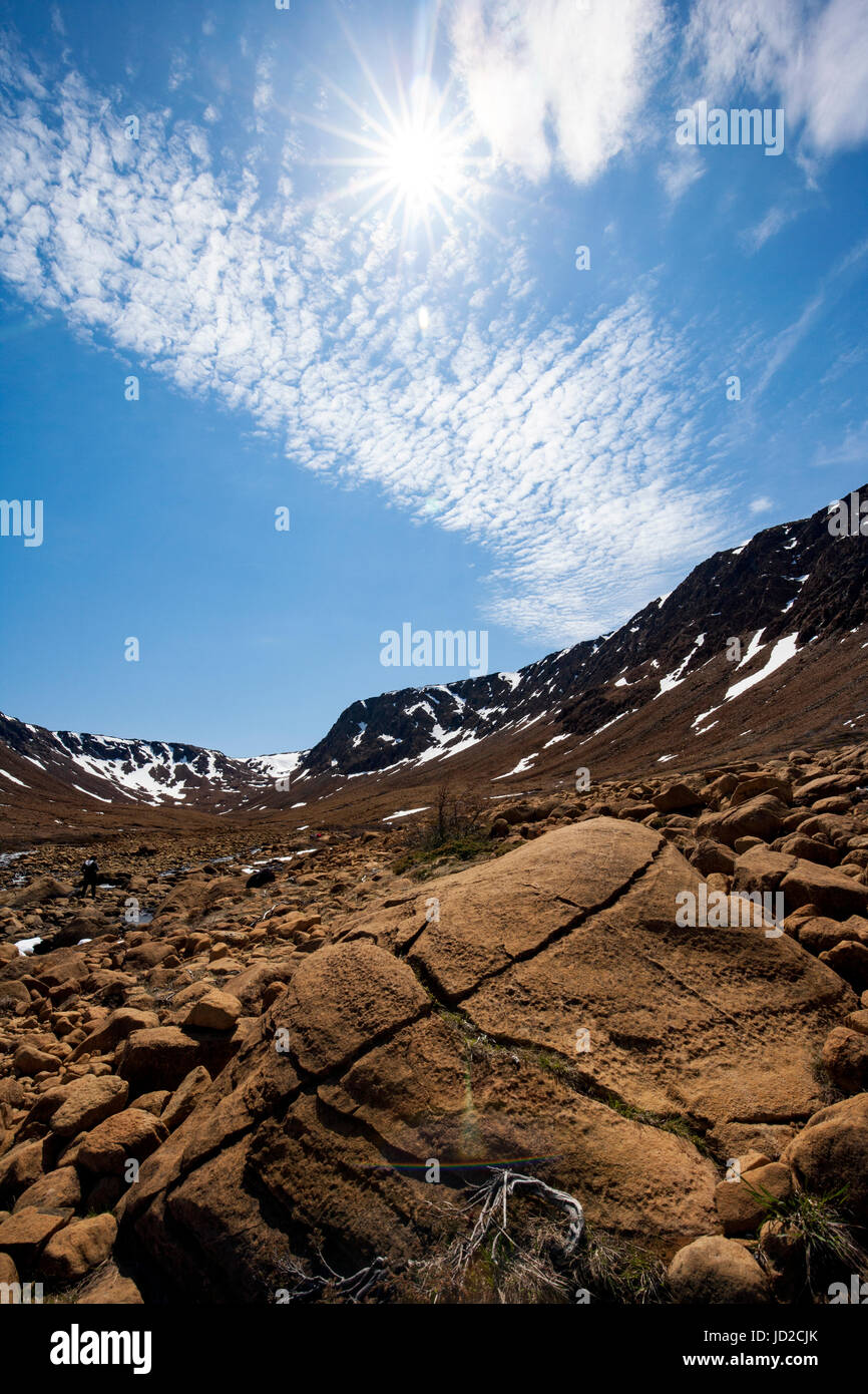 Hochebenen, Gros Morne National Park, in der Nähe von Woody Point, Neufundland, Kanada Stockfoto
