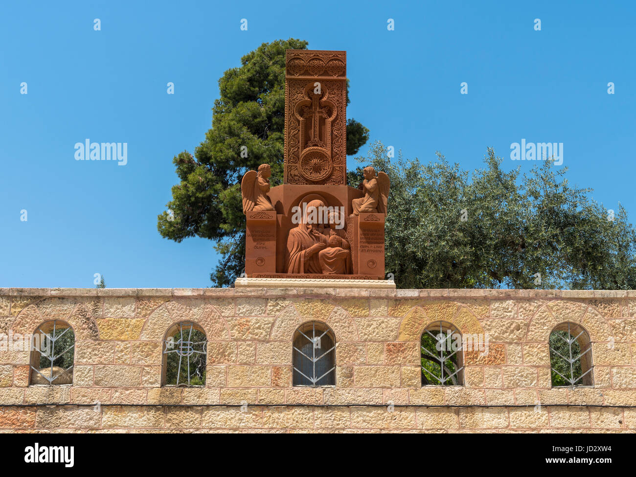 Jungfrau Maria Tempel in Jerusalem, Israel Stockfoto