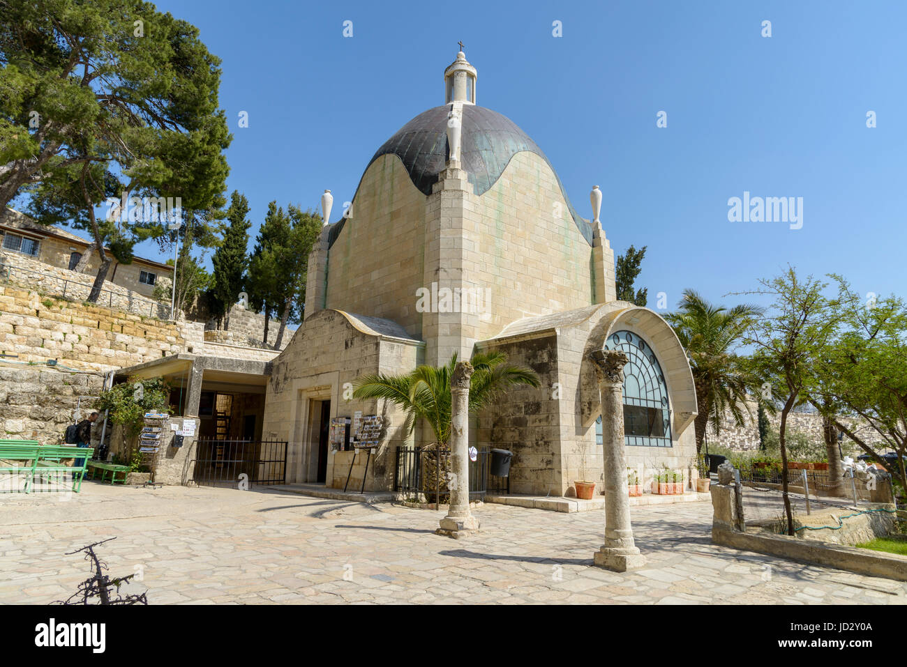 Dominus Flevit Kirche in Jerusalem Stockfoto