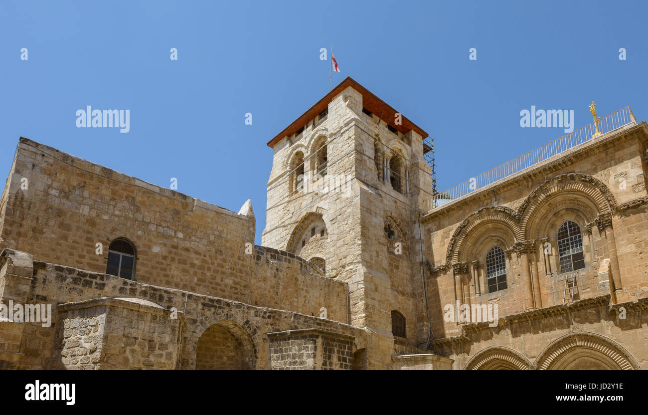 Kirche des Heiligen Grabes in Jerusalem, Israel Stockfoto