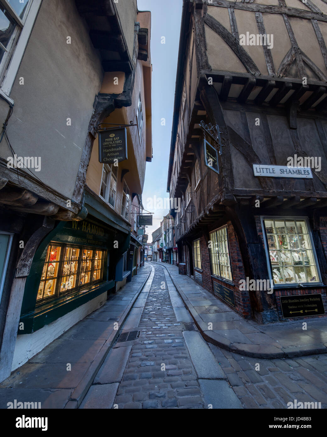 Das Chaos in York Stockfoto