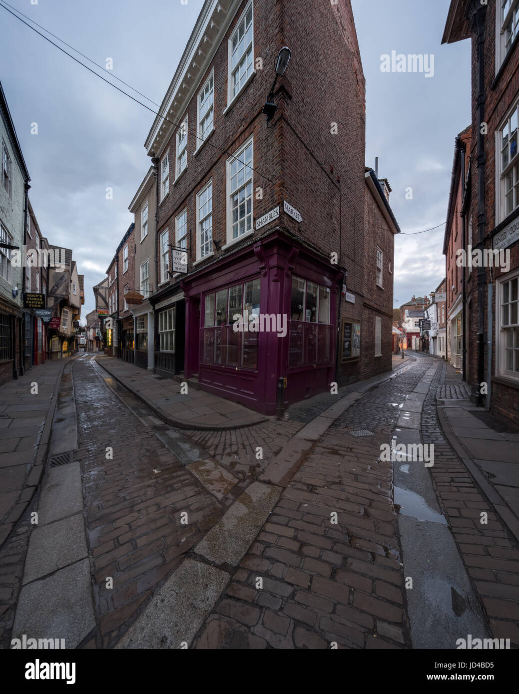 Das Chaos in York Stockfoto