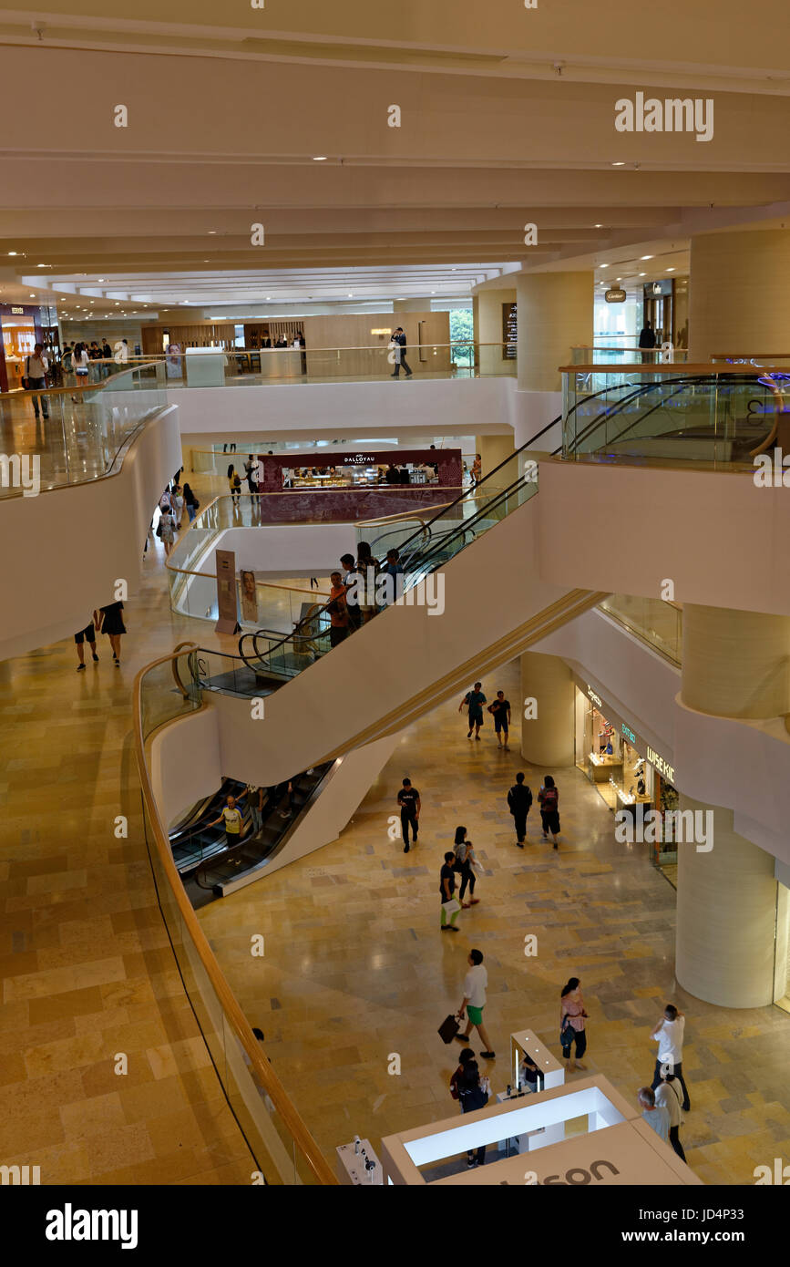 Pacific Place high end Shopping Centre Hong Kong. Stockfoto