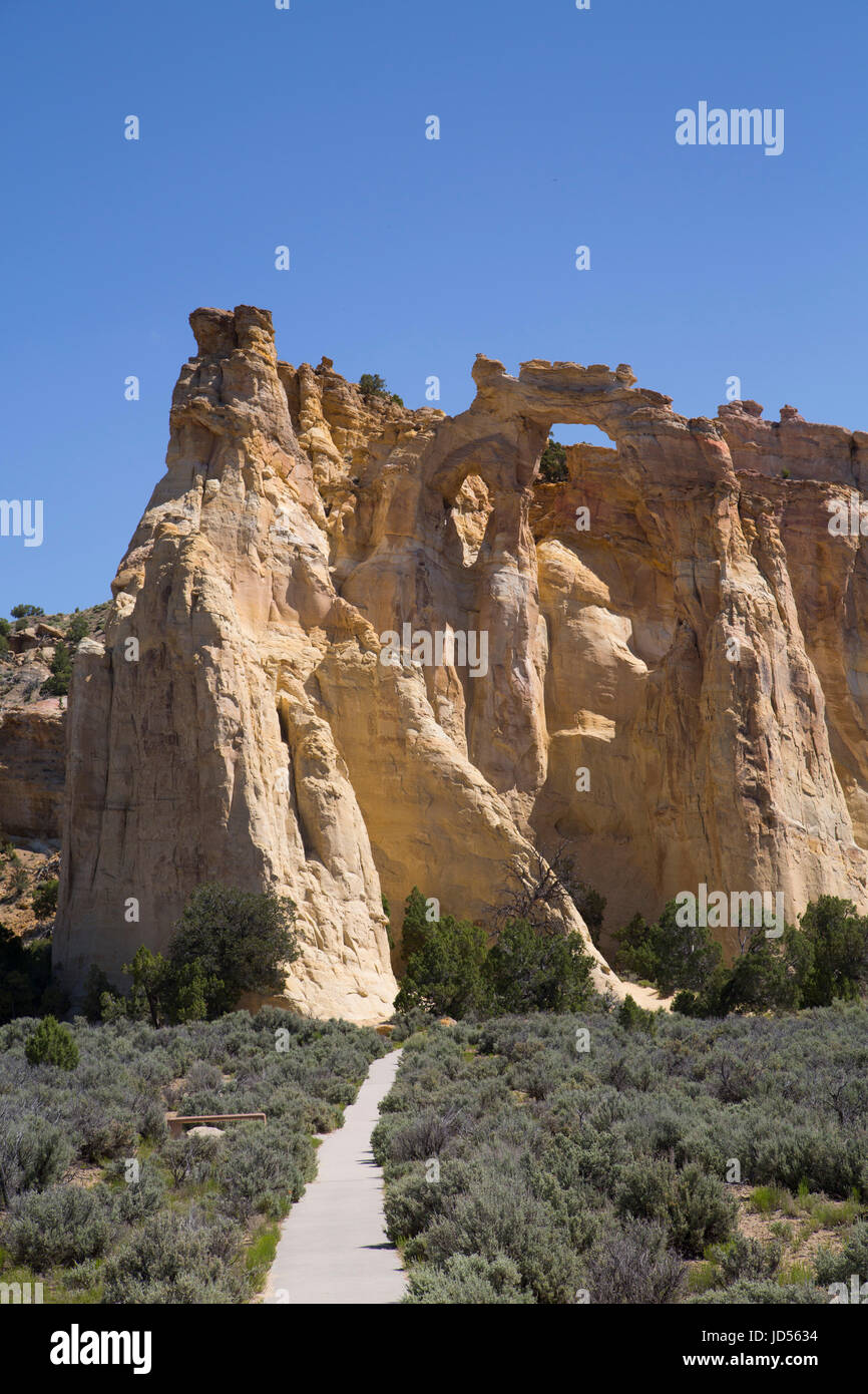 Grosvenor Arch, Grand Staircase-Escalante National Monument, Utah, USA Stockfoto