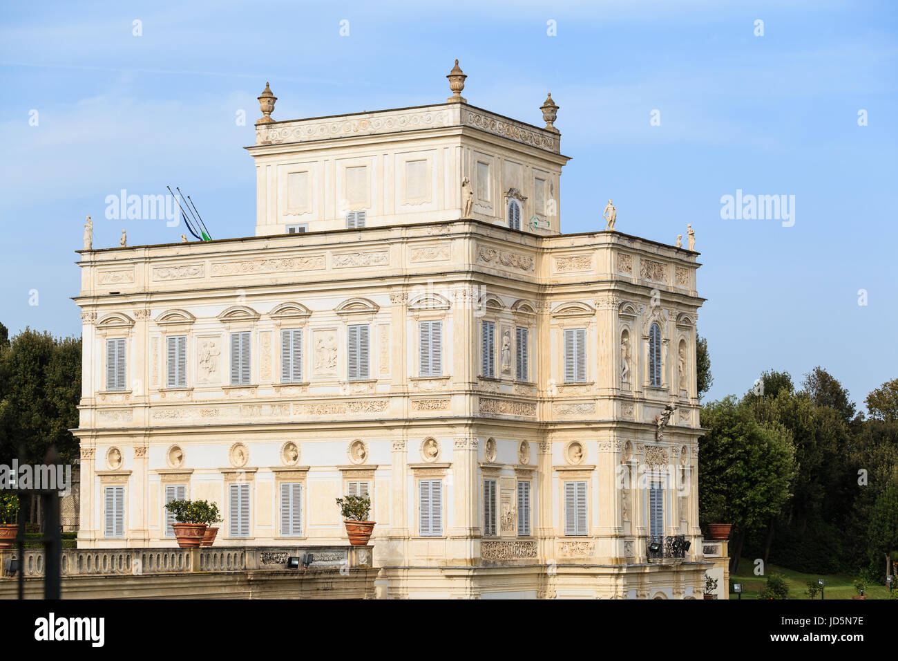 Villa Doria Pamphili an der Via Aurelia Antica, Rom, Italien Stockfoto