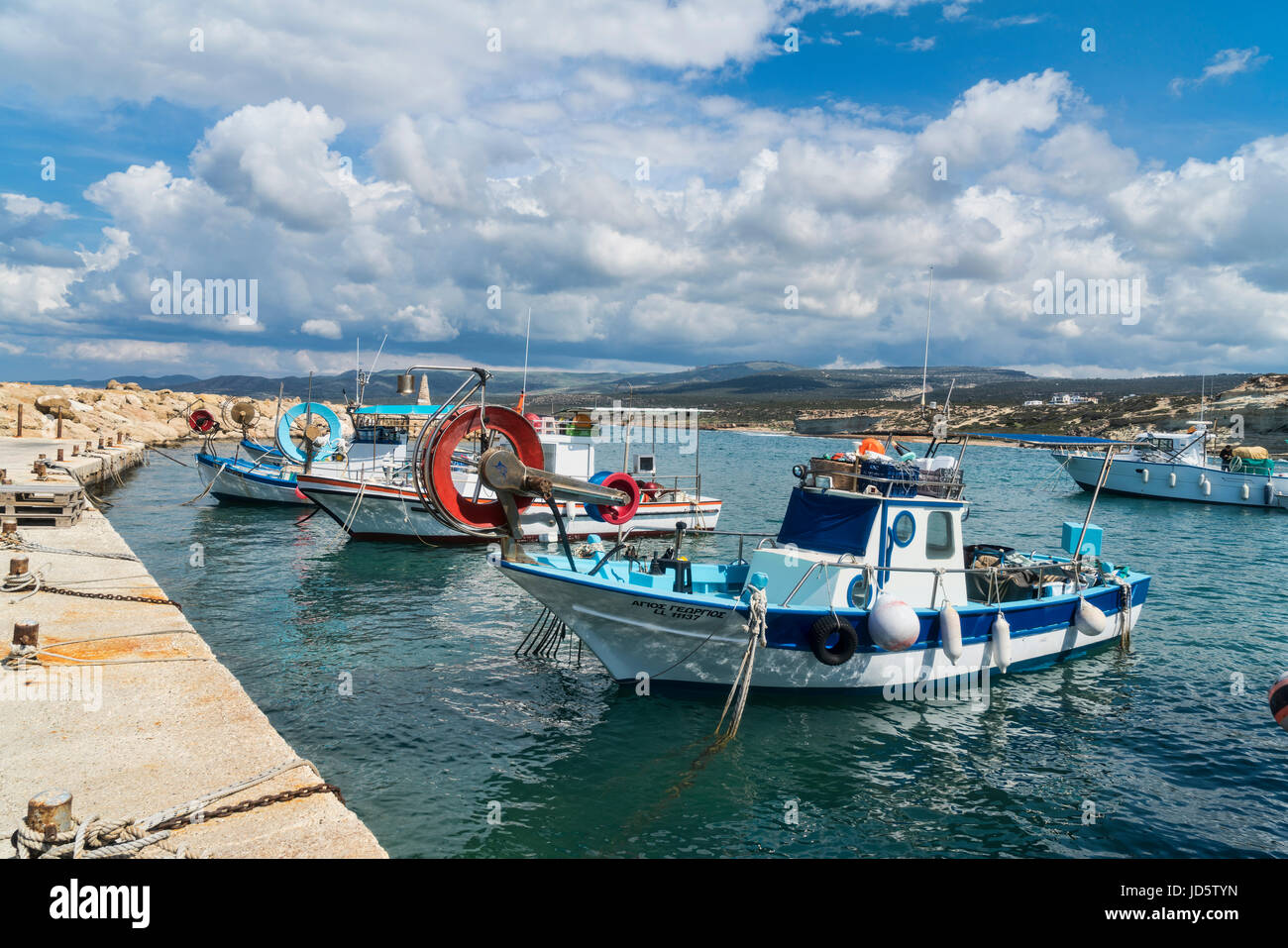 Agios Georgios Hafen von Paphos, Paphos, Zypern Stockfoto