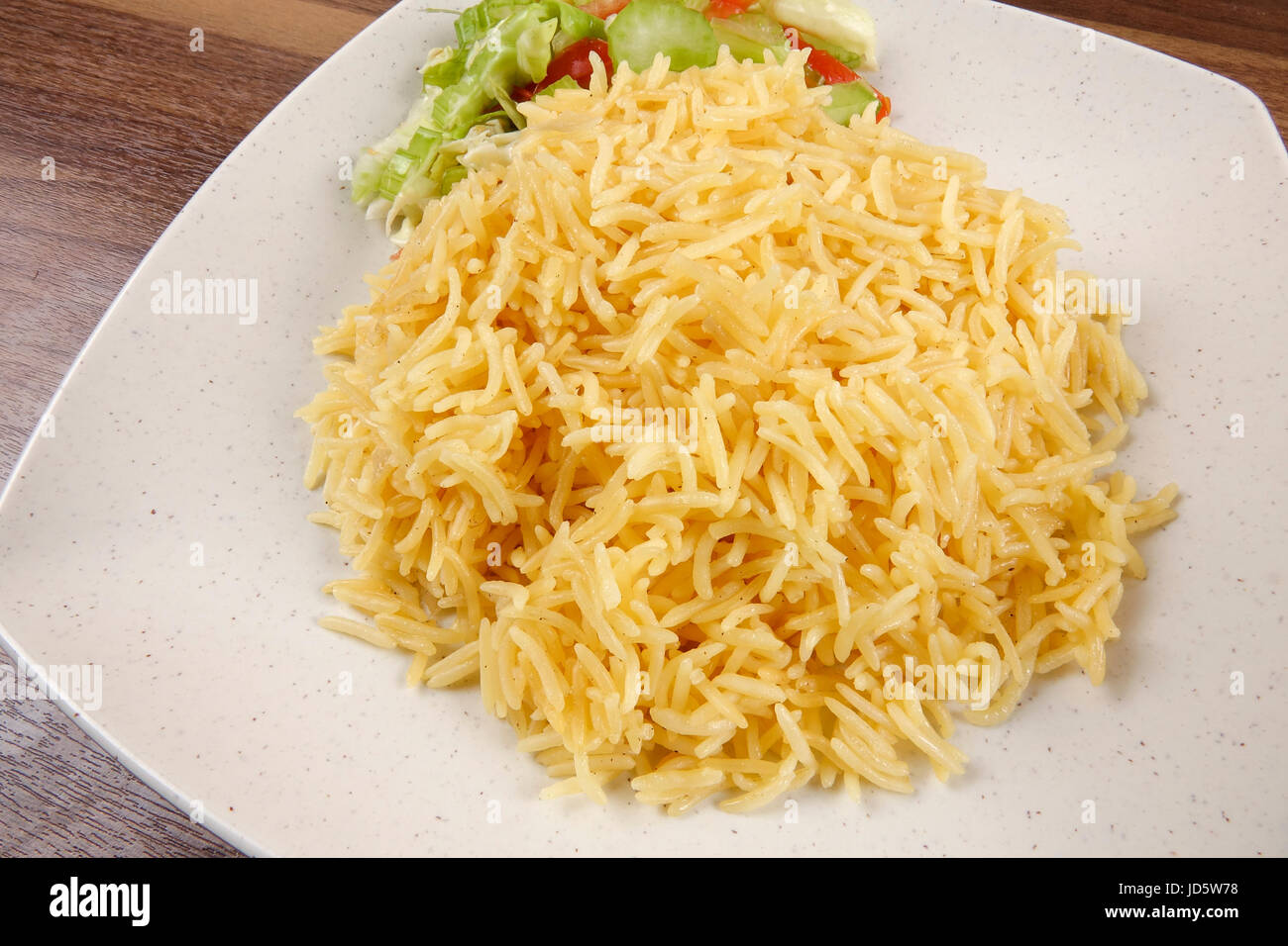 Ranian Reis mit Huhn Stockfoto