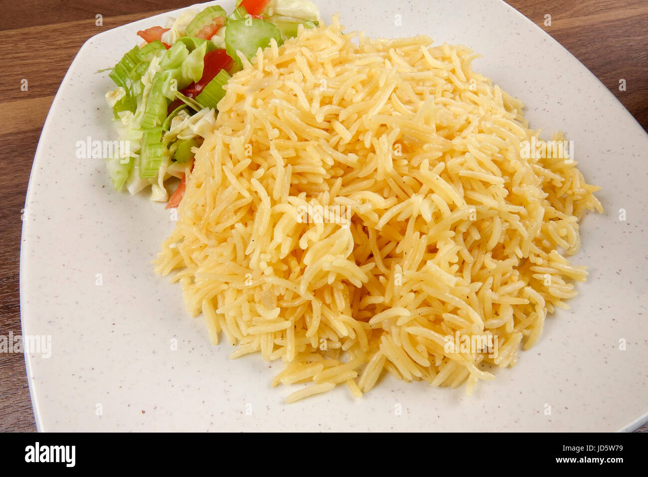 Ranian Reis mit Huhn Stockfoto