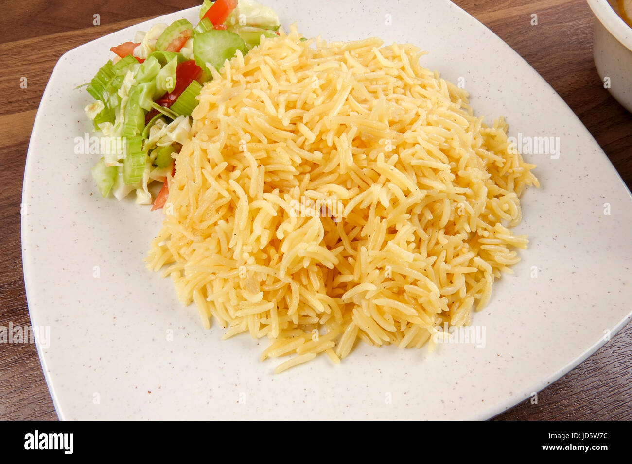 Ranian Reis mit Huhn Stockfoto