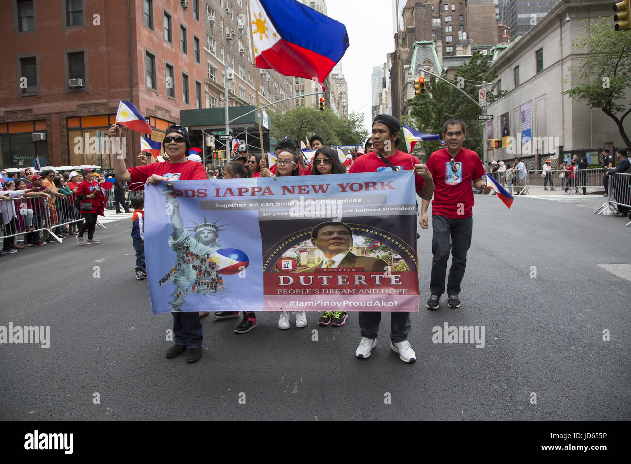 Philippine Independence Day Parade entlang der Madison Avenue in New