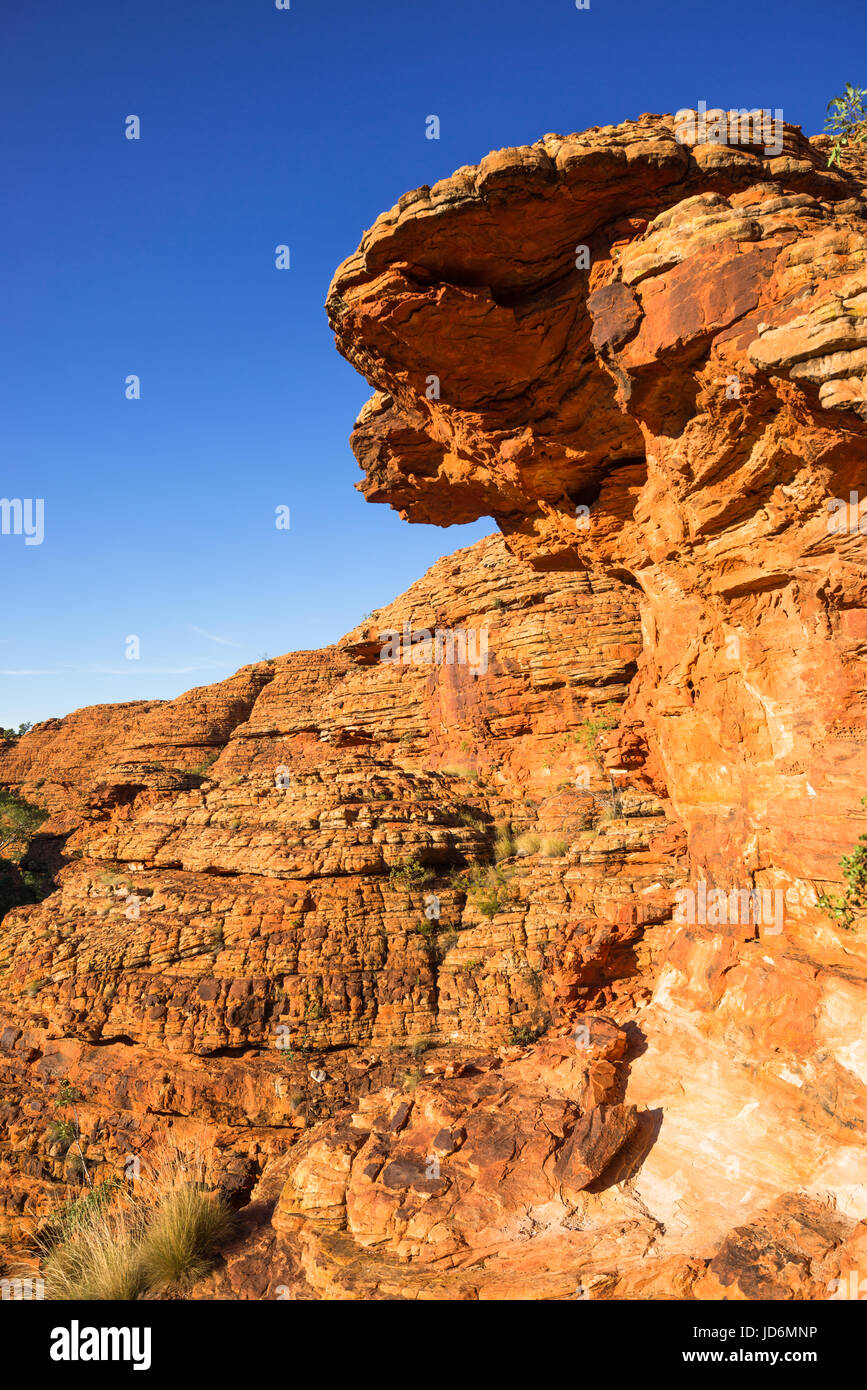 Dramatische Landschaft am Kings Canyon, Northern Territory, Australien Stockfoto