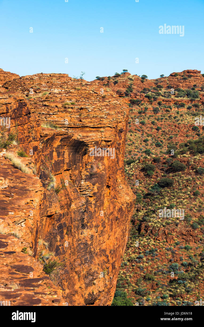 Dramatische Landschaft am Kings Canyon, Northern Territory, Australien Stockfoto