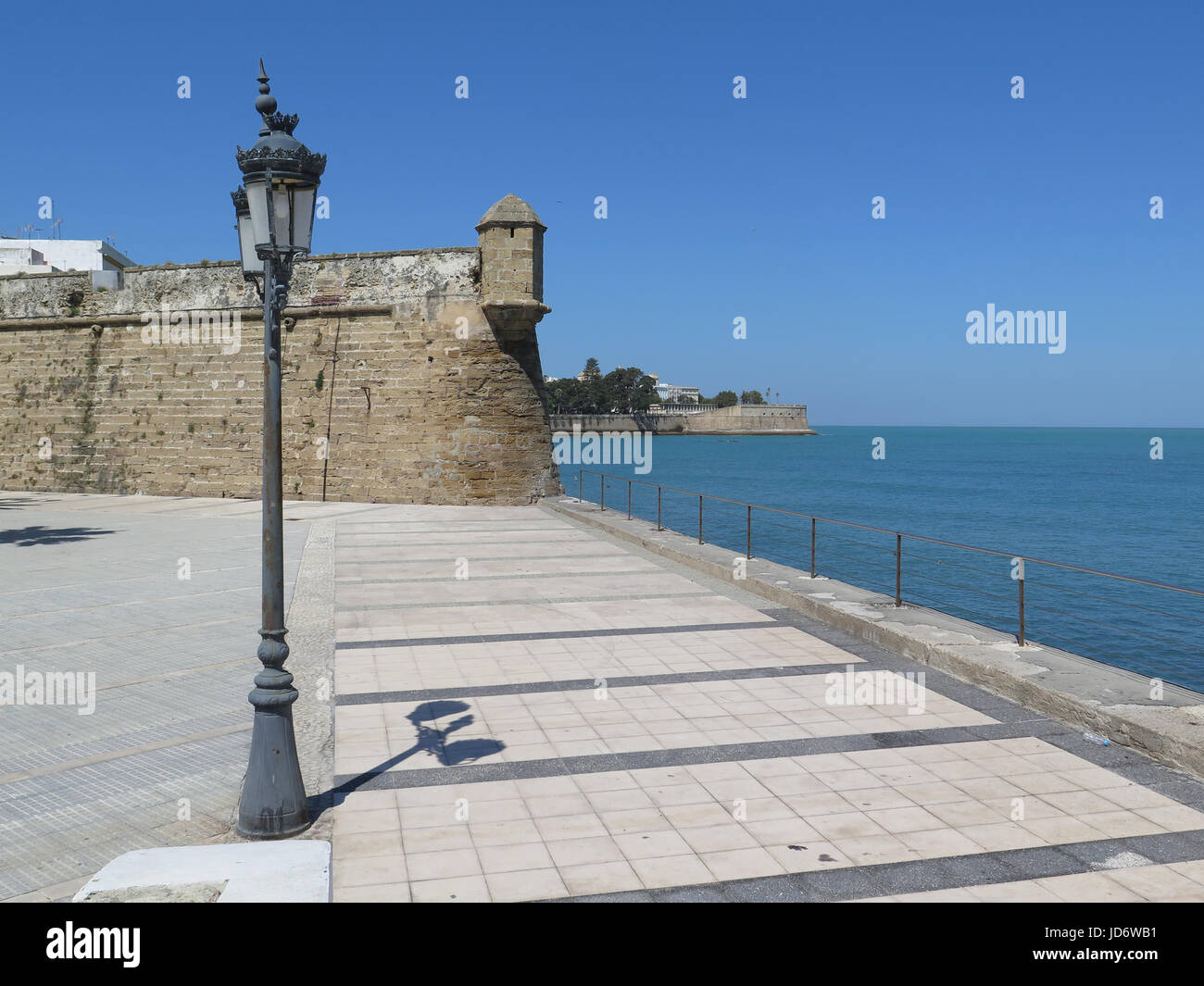 Murallas de San Carlos, Cádiz, Andalusien, Spanien Stockfoto