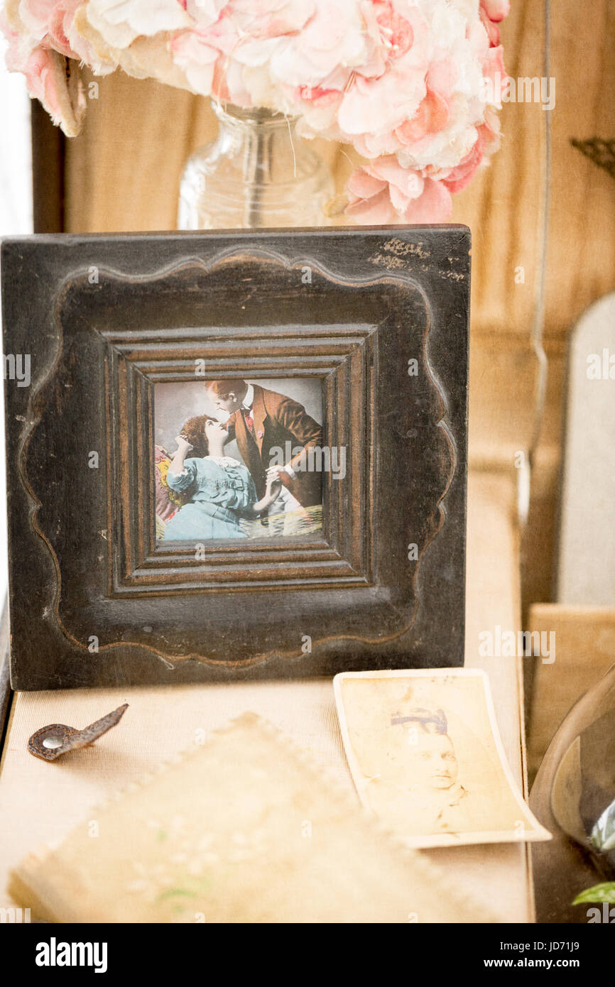 Vintage Markt Stockfoto