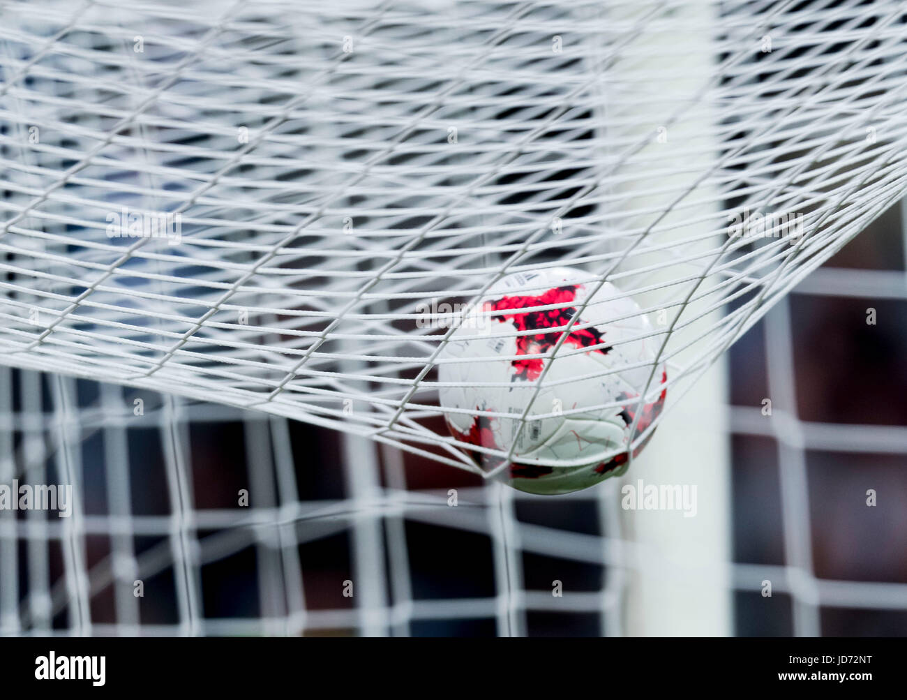 Der Spielball, 16. Juni 2017 - Fußball / Fußball: Gesamtansicht, UEFA u-21 Championship Polen 2017 Gruppe A Spiel zwischen Schweden 0-0 England Kolporter Arena in Kielce, Polen. (Foto von Maurizio Borsari/AFLO) Stockfoto