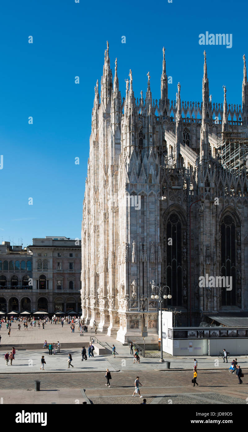 Monumentale von Mailand Dom Stockfoto