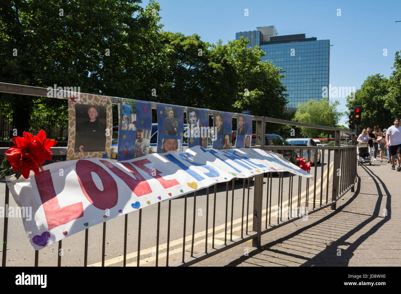 Rik Mayall Memorial 'Bottom' Bank in Hammersmith, London, UK Stockfoto