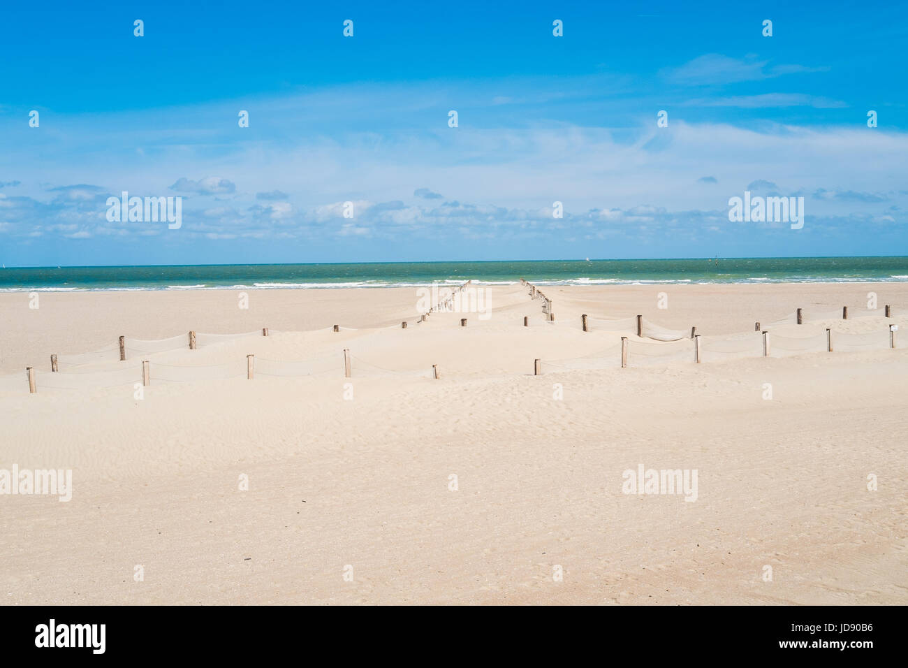 Landschaft Von Strand Von Dunkerque Frankreich Stockfotografie Alamy