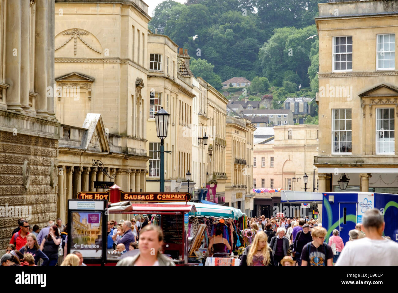 Rund um die historische Stadt Bath somerset England UK Stockfoto