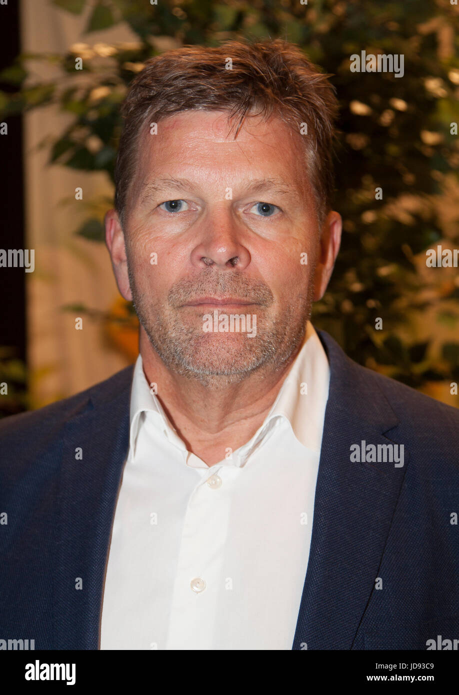 LENNART KÄLL CEO für Svenska Spel einen Zustand befindliches Unternehmen im Glücksspiel 2017 Stockfoto