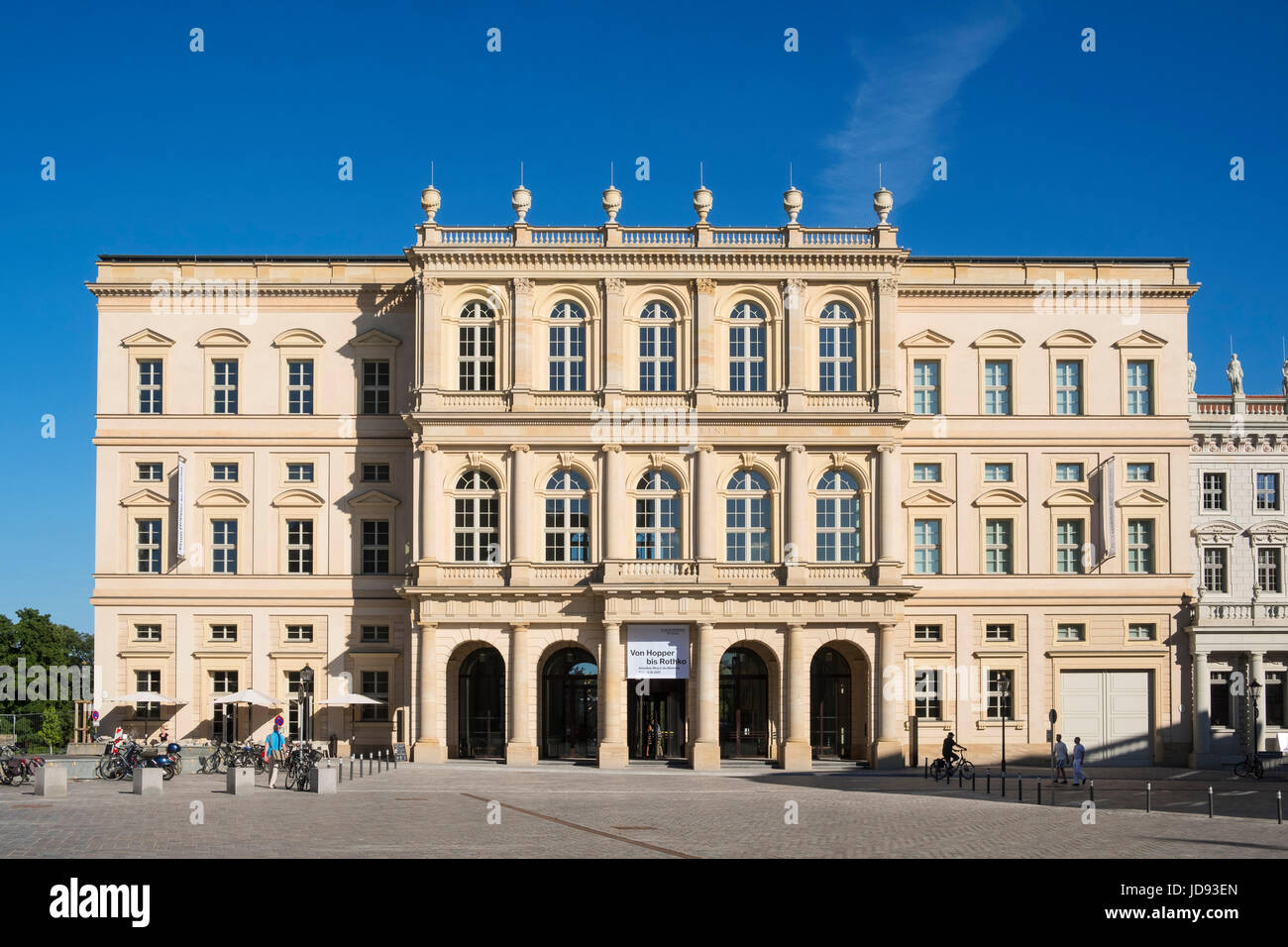 Außenansicht des Museums Barberini in Potsdam, Deutschland Stockfoto