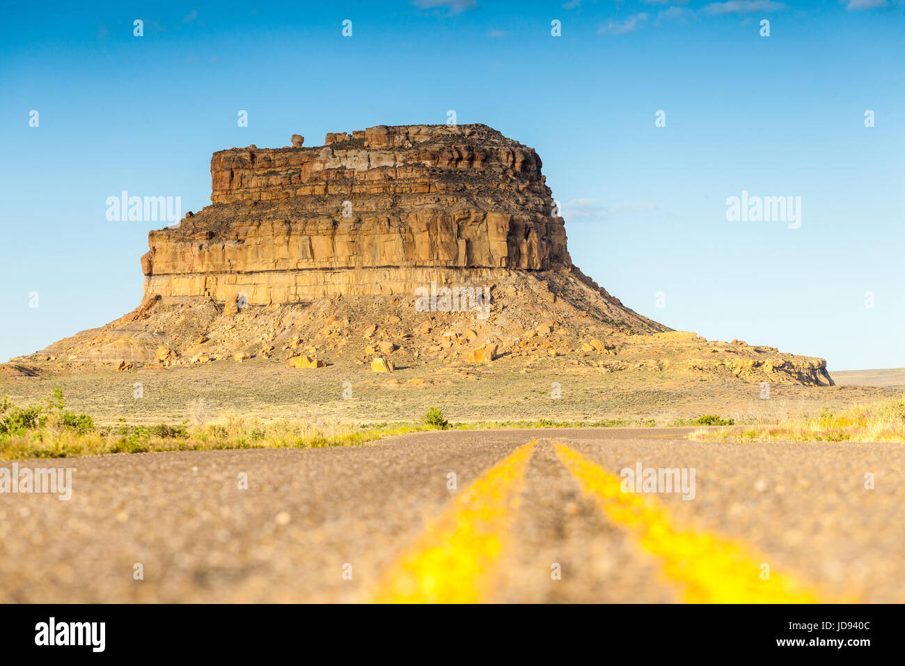 Fajada Butte in chaco Culture National Historical Park, New Jersey, USA Stockfoto