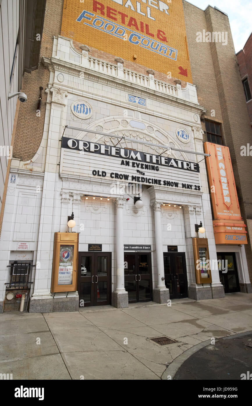 Orpheum Theatre Boston USA Stockfoto