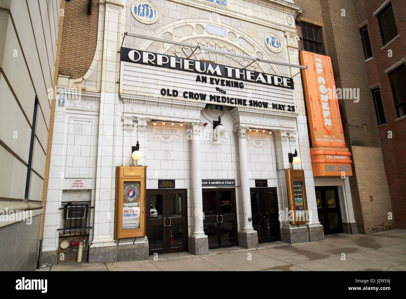 Orpheum Theatre Boston USA Stockfoto