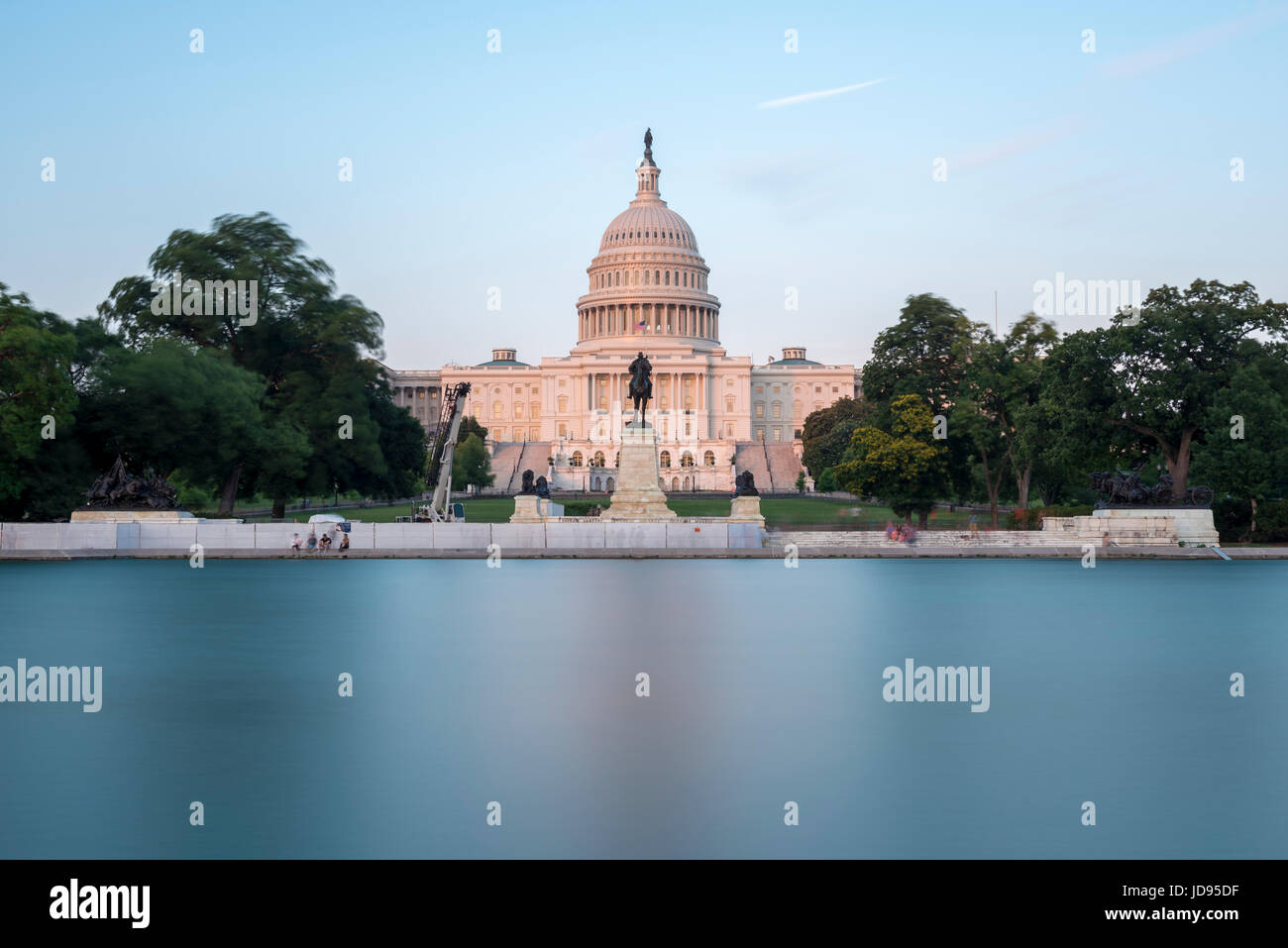 US-Kapitol, Washington DC > Sitz des US-Senats und der Regierung in den USA Stockfoto