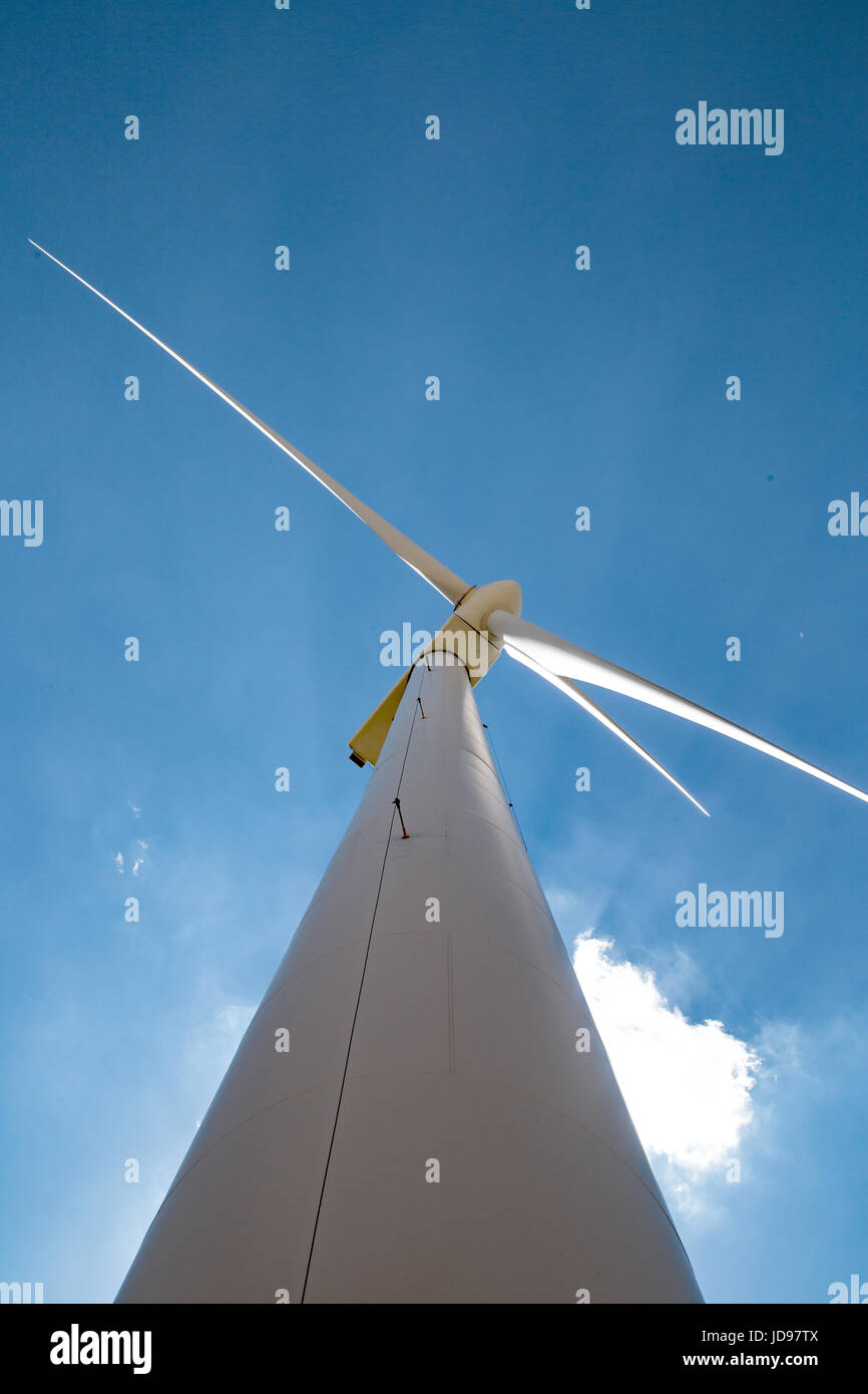 Windkraftanlagen an der American Wind Power Center in Lubbock Texas Stockfoto