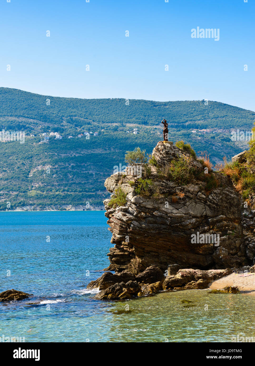 Adria-Küste in Herceg Novi. Montenegro Stockfoto